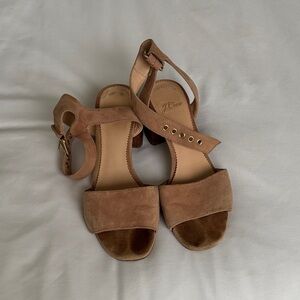 J. Crew Women's light pink Suede Sandals